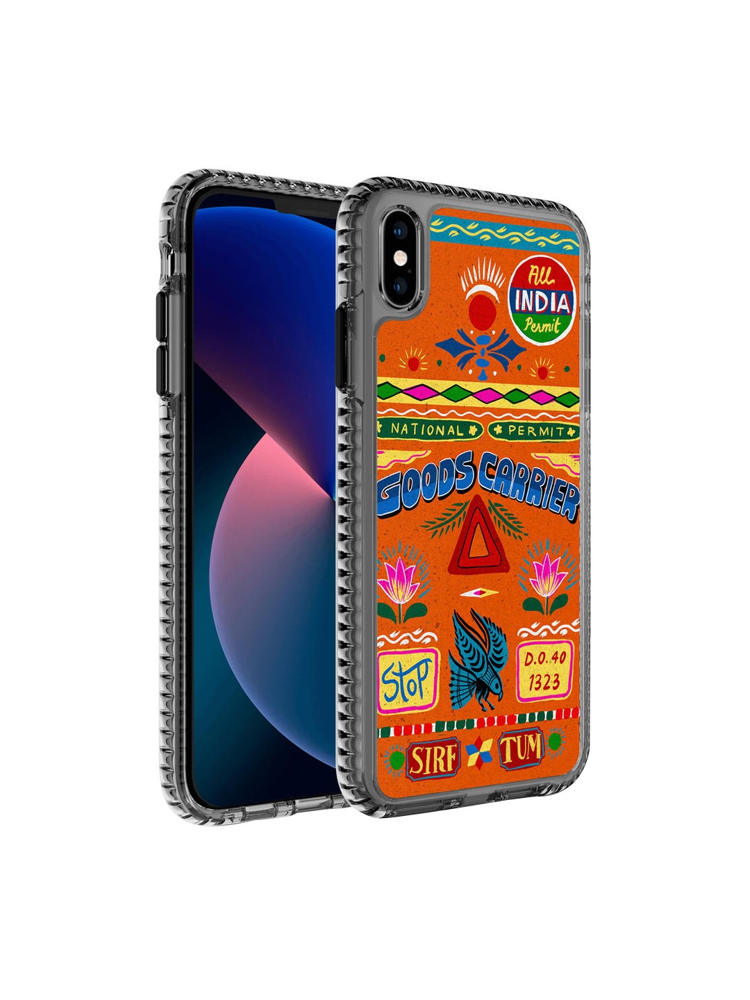 

DailyObjects Orange Printed iPhone XS Max Phone Case