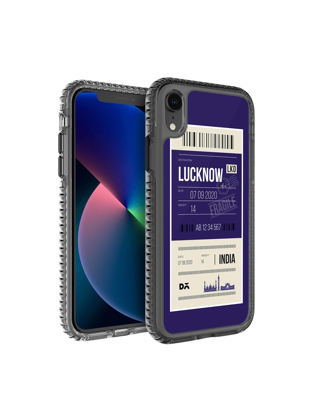 

DailyObjects Purple & White Printed Lucknow City iPhone XR Phone Case