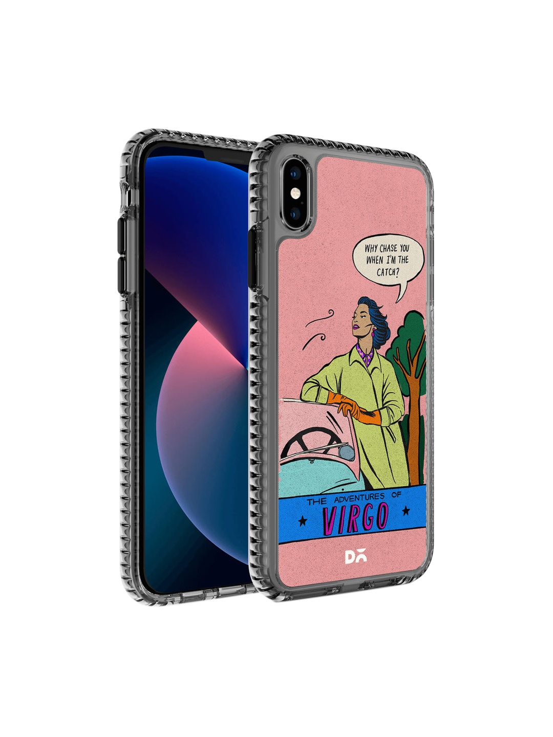 

DailyObjects Pink Virgo iPhone X Back Case