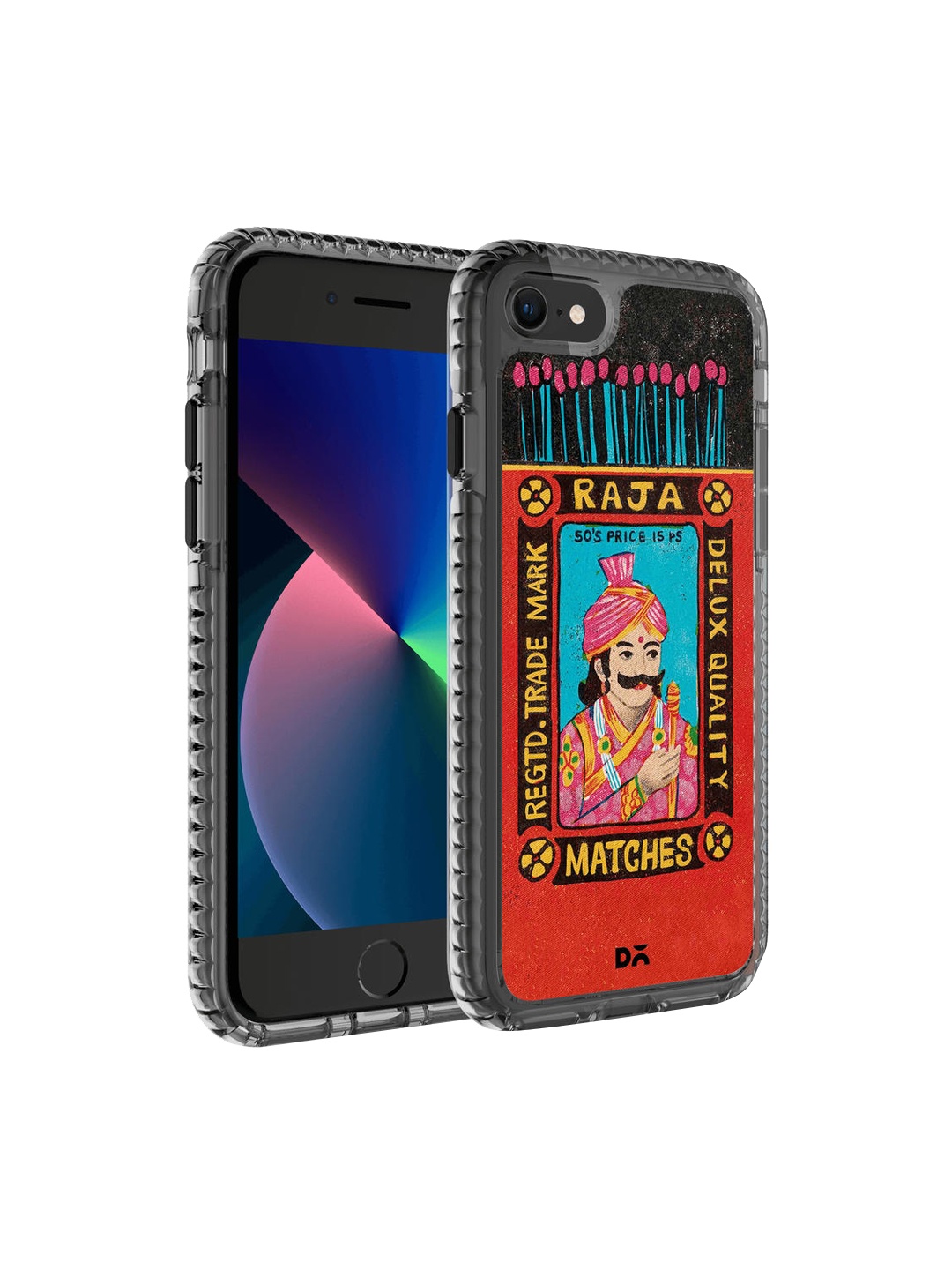 

DailyObjects Red & Blue Raja Matchbox iPhone 7 Back Case