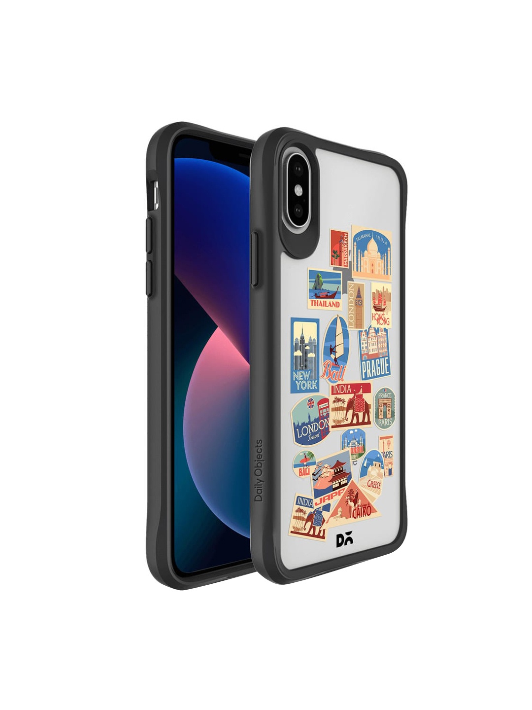 

DailyObjects Multicolor Printed iPhone X Phone Case, Multi