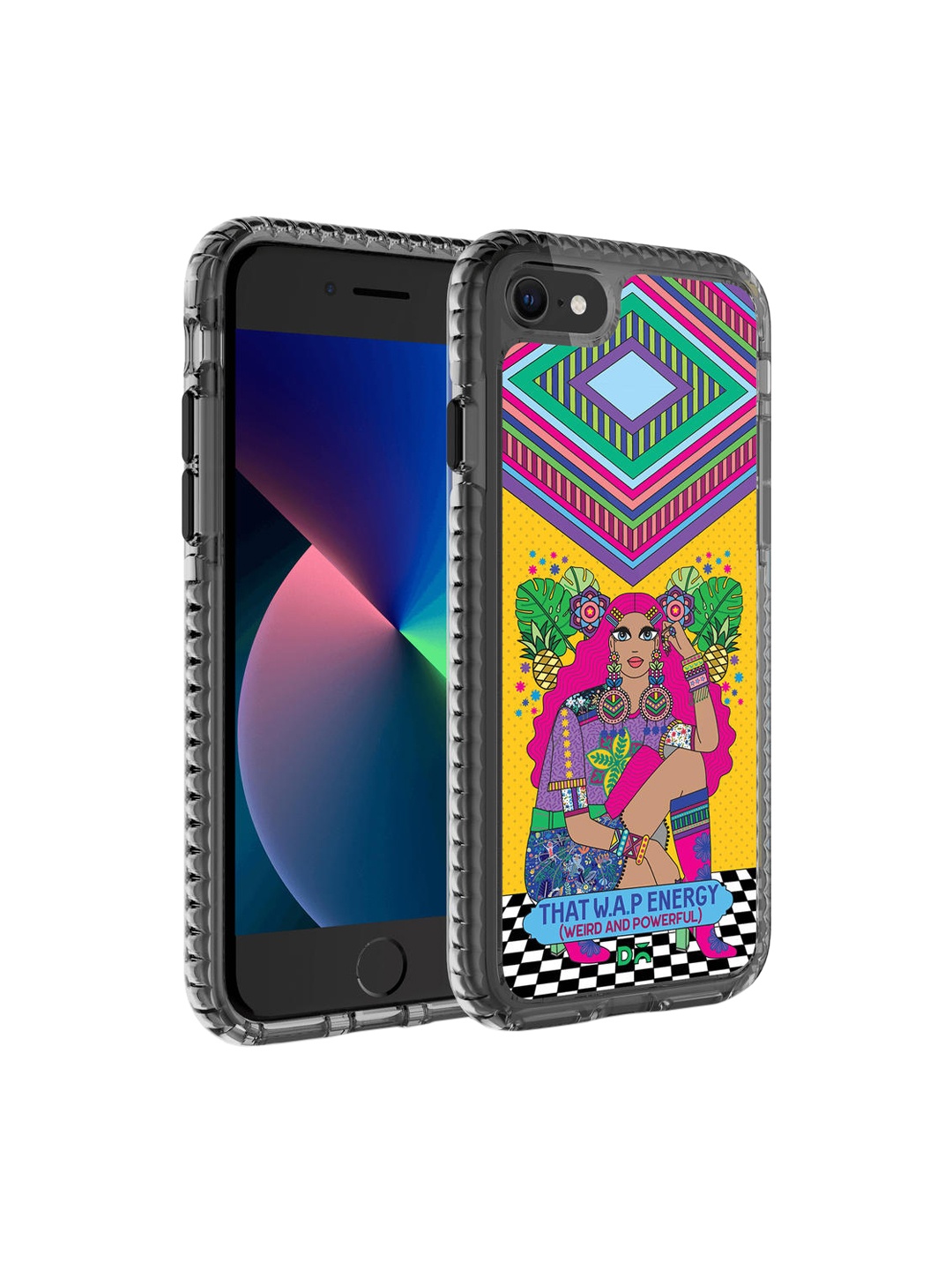 

DailyObjects Orange & Pink Weird & Powerful iPhone 7 Back Case