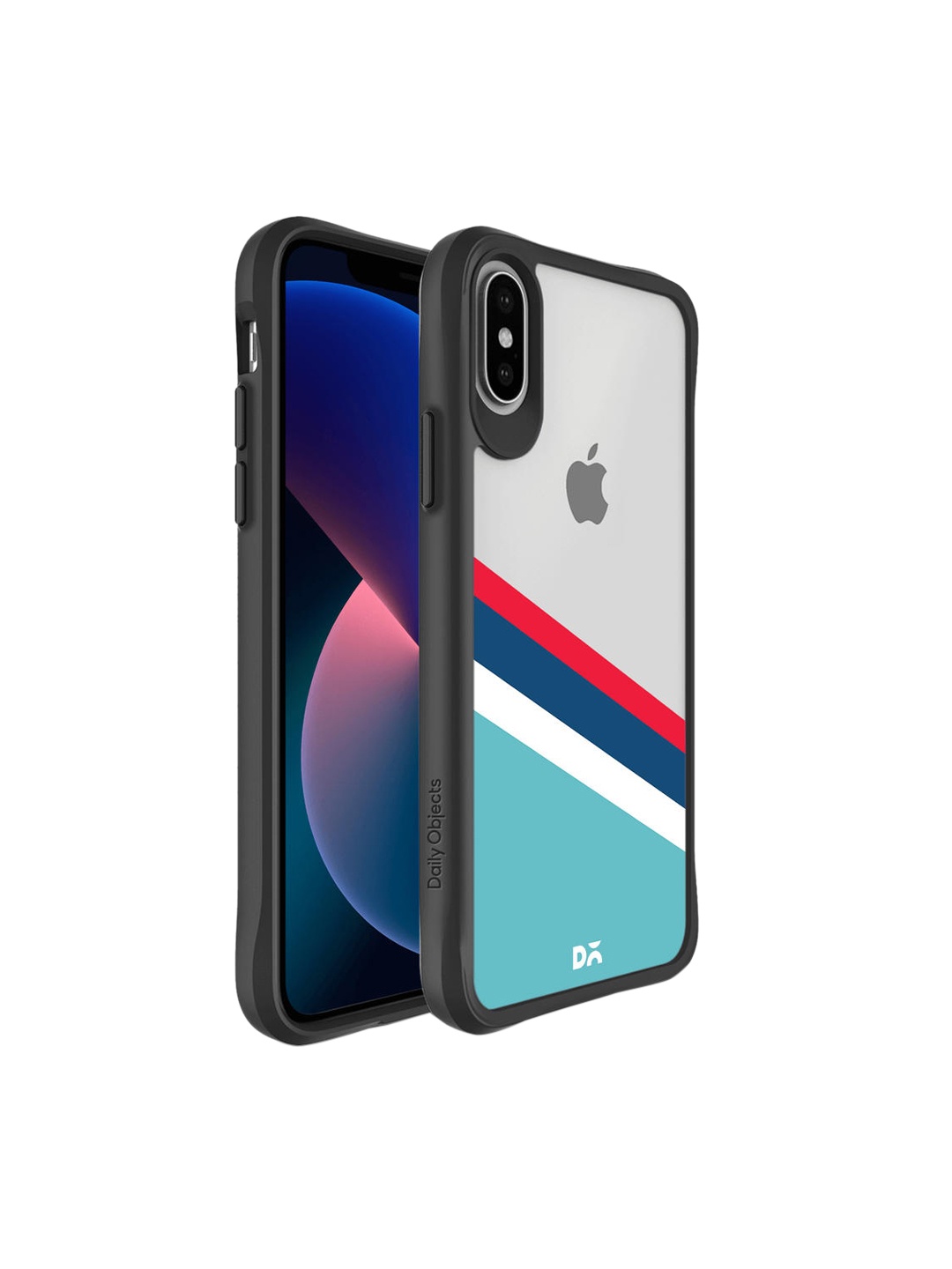 

DailyObjects Black & Red Printed Winter Angles Hybrid Clear iPhone XS Max Phone Case