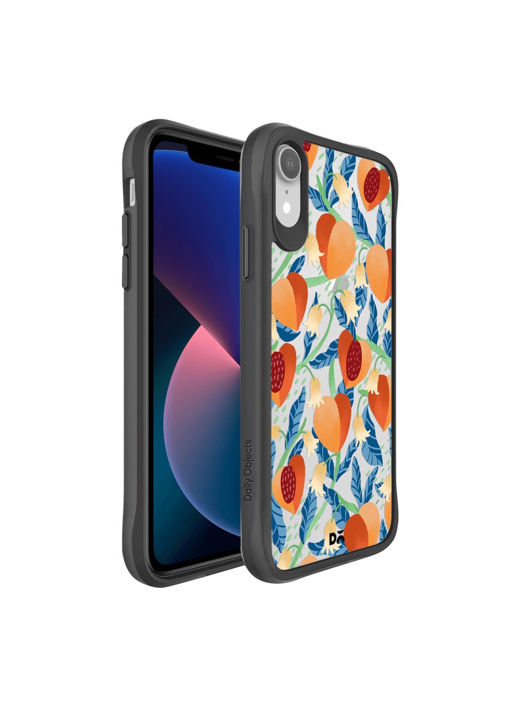 

DailyObjects Orange & Red Printed iPhone XR Phone Case