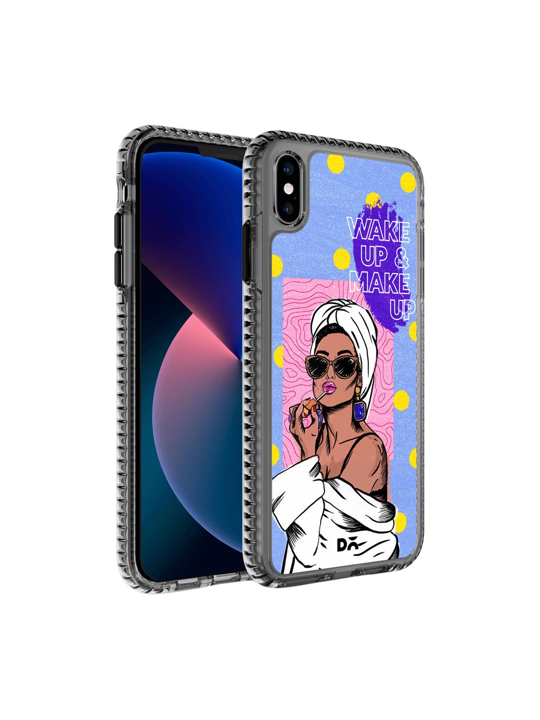 

DailyObjects Black & Blue MakeUp Ritual Stride 2.0 iPhone XS Back Case