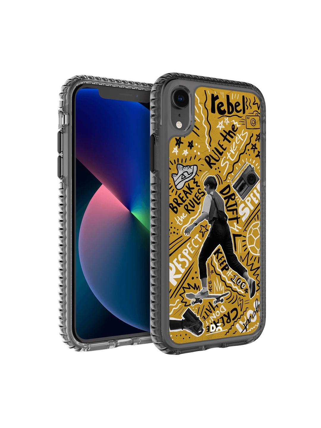 

DailyObjects Yellow Rule The Streets iPhone XR Back Case