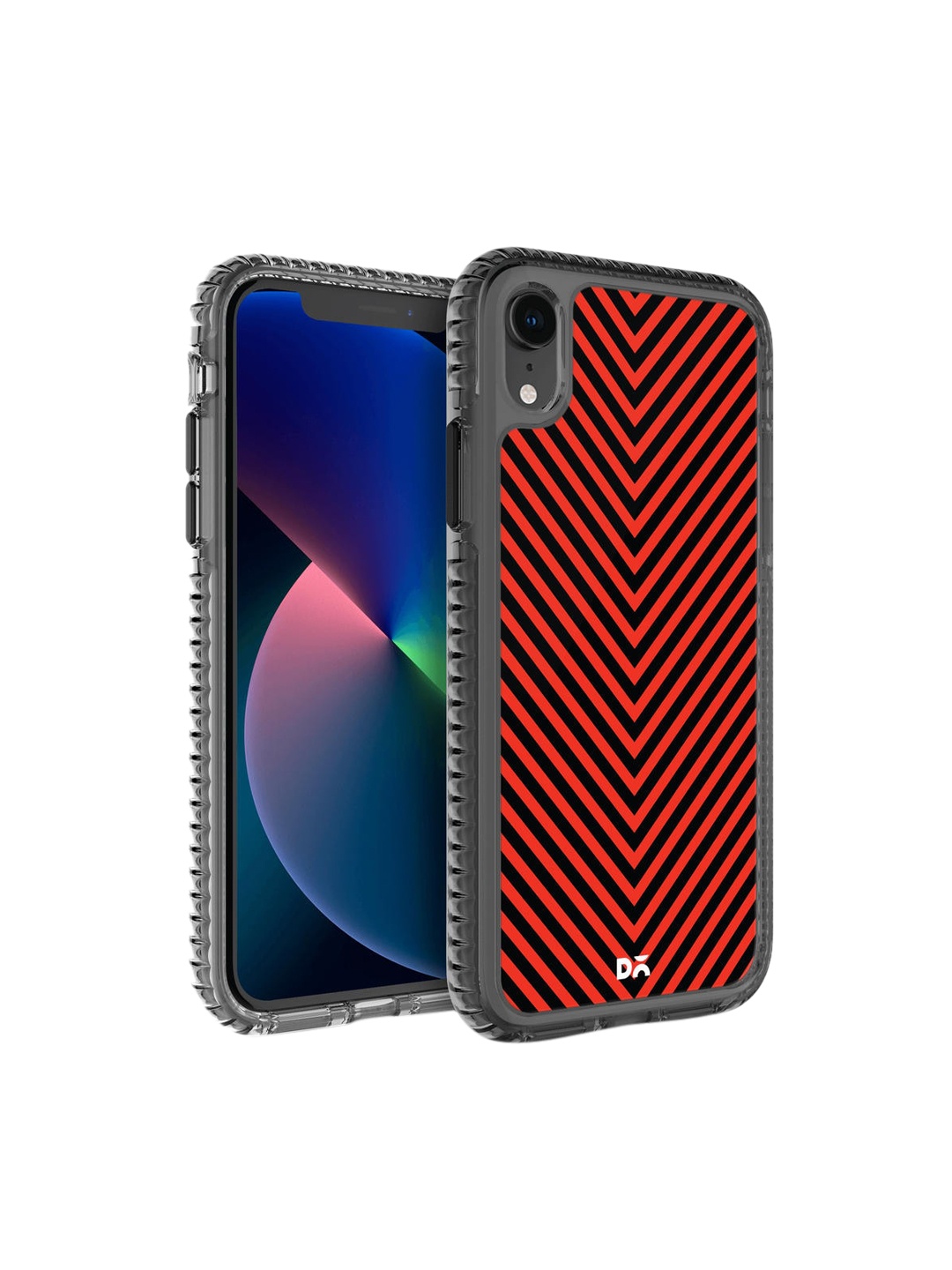 

DailyObjects Red & Black V Red Stride 2.0 iPhone XR Back Case