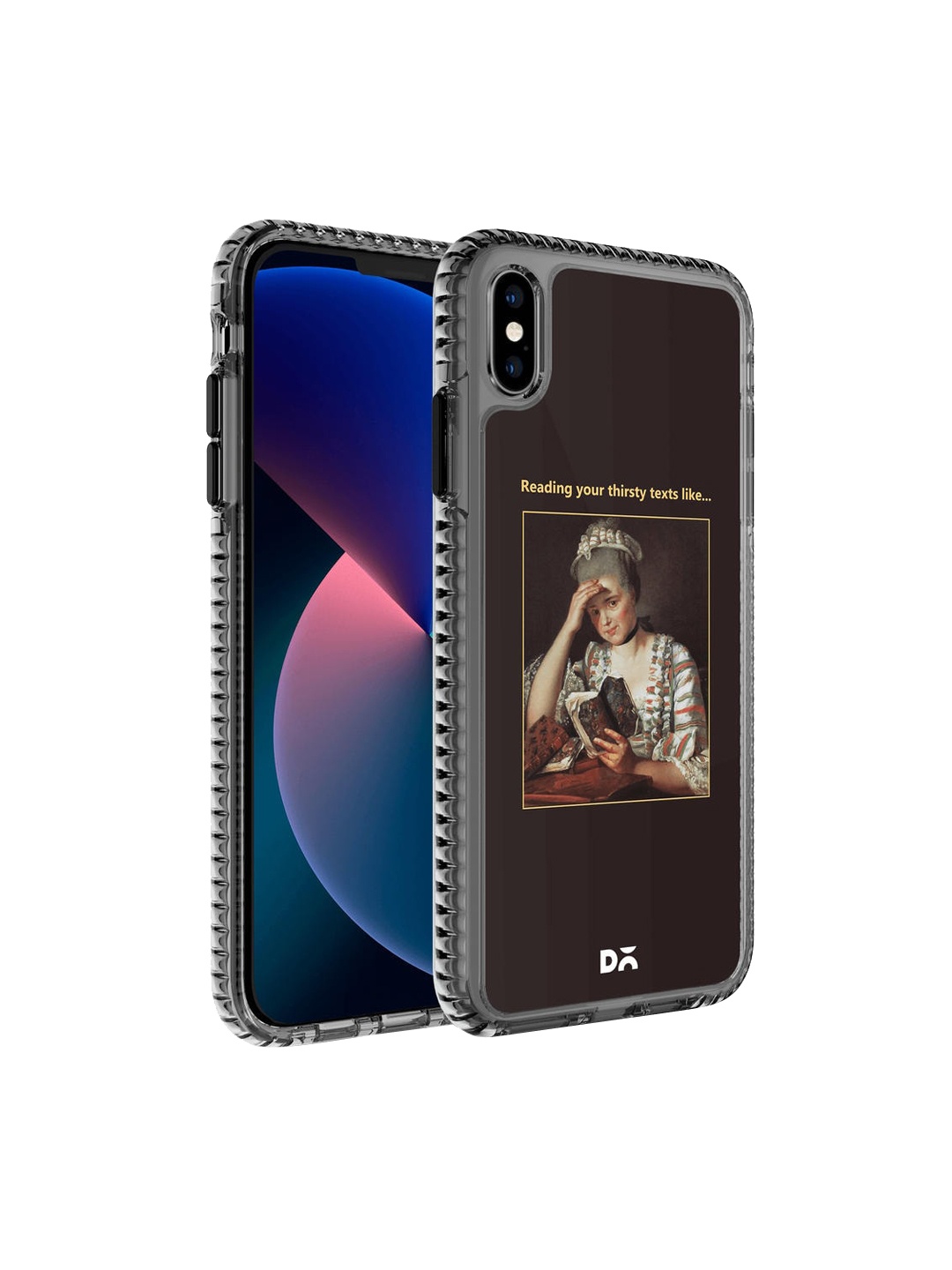 

DailyObjects Black Thirsty Text iPhone X Back Case