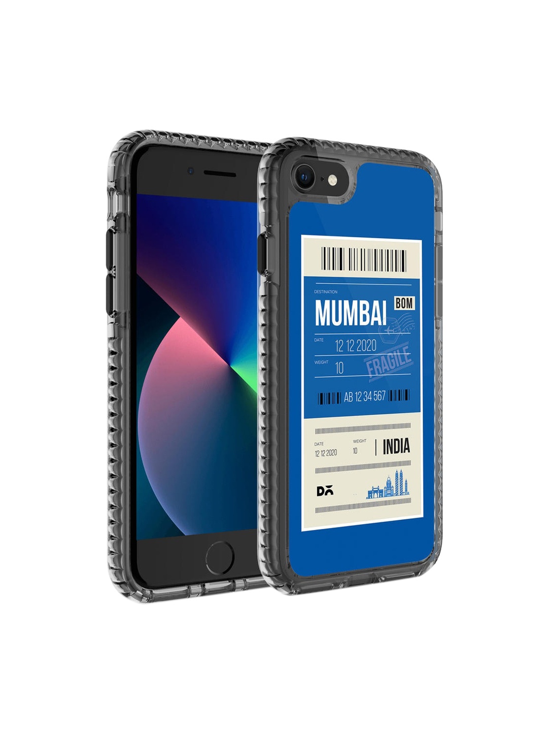 

DailyObjects Blue & White iPhone 8 Back Case