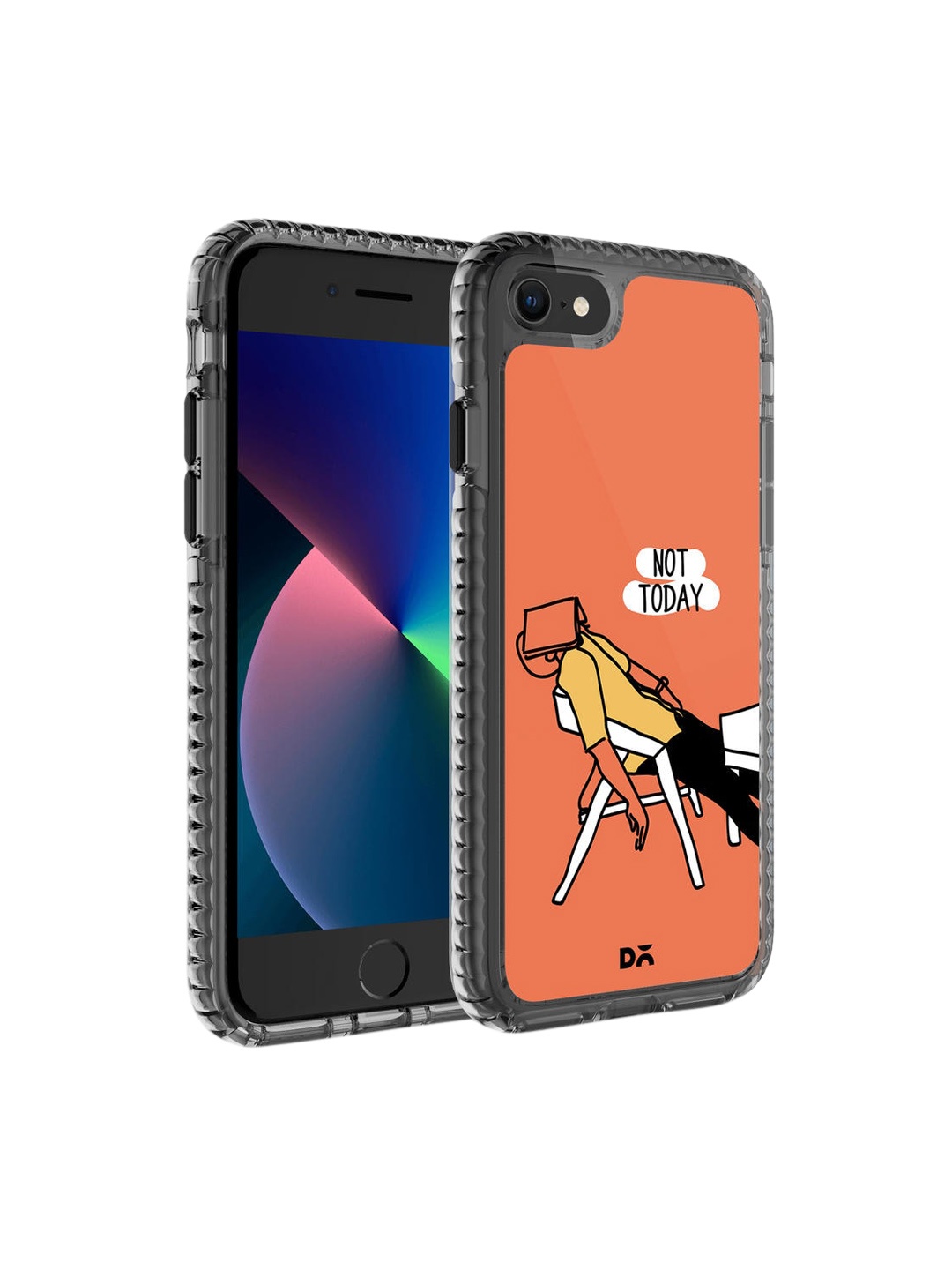 

DailyObjects Orange & Yellow Printed iPhone 8 Phone Case