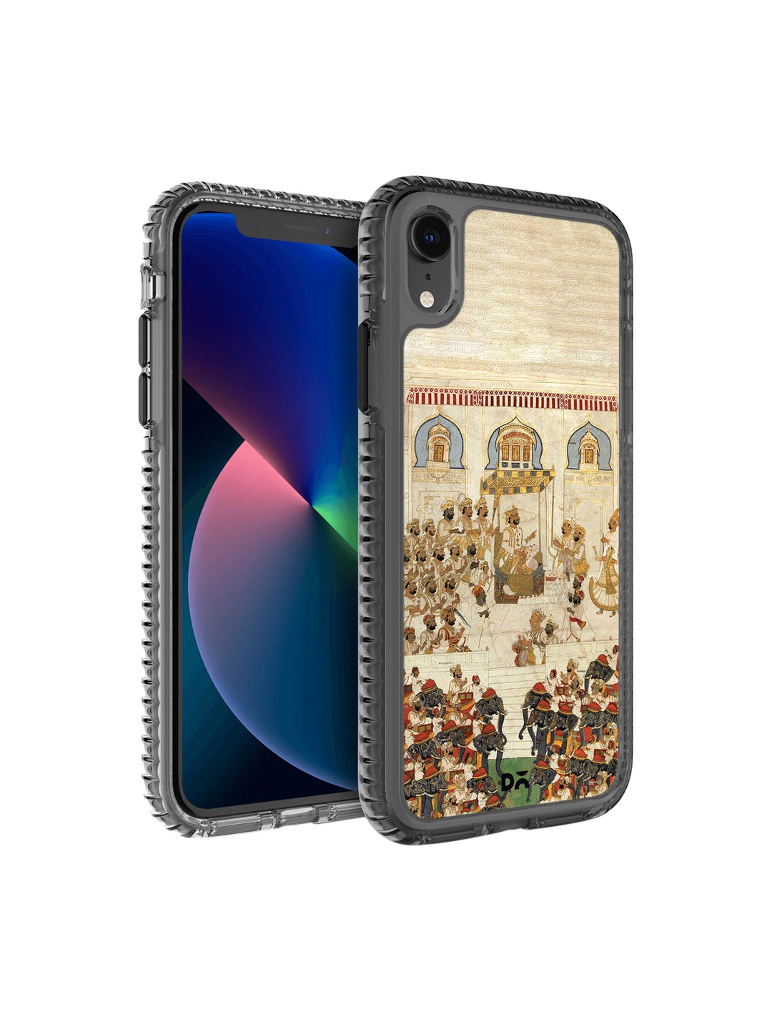 

DailyObjects Cream & Black Royal Decree iPhone XR Back Case