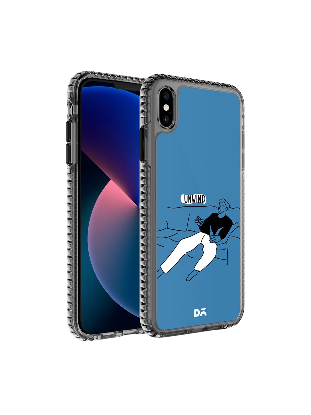 

DailyObjects Blue & White Unwinder iPhone XS Mobile Case