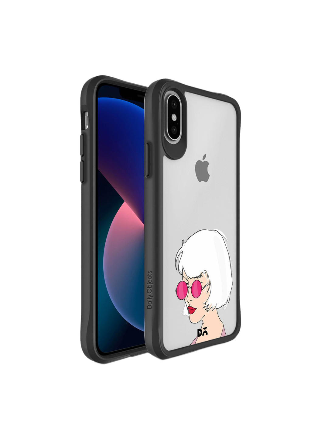 

DailyObjects Black Bold Beautiful Hybrid Clear iPhone XS Back Case