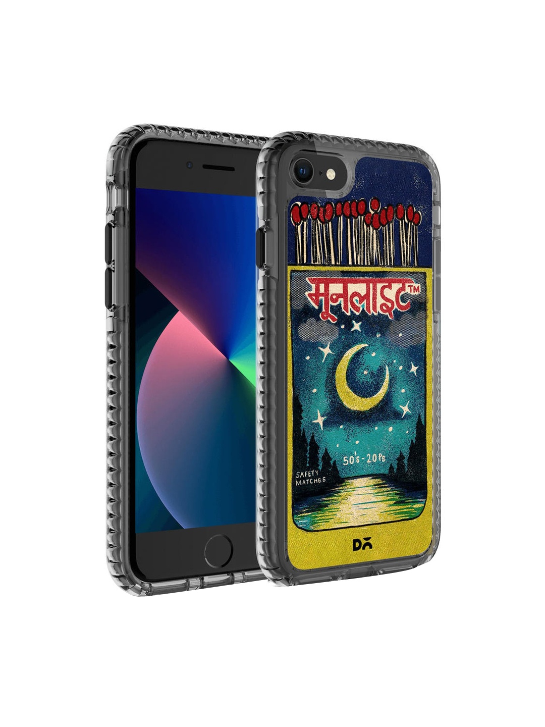 

DailyObjects Yellow & Black Printed iPhone 7 Phone Case