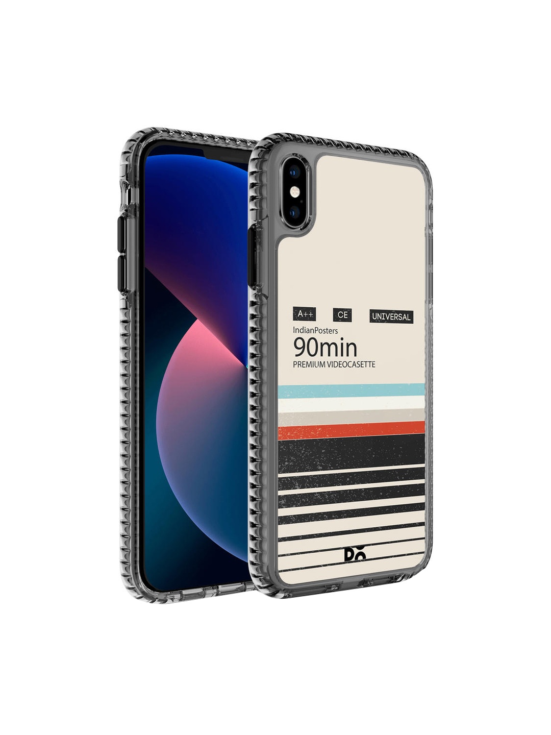 

DailyObjects Black & Cream Premium Indian Posters iPhone XS Back Case