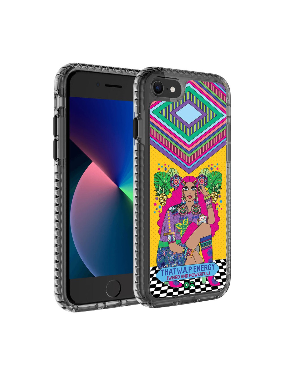 

Daily Objects Multi-Coloured Weird & Powerful Stride 2.0 Case Cover For iPhone 8