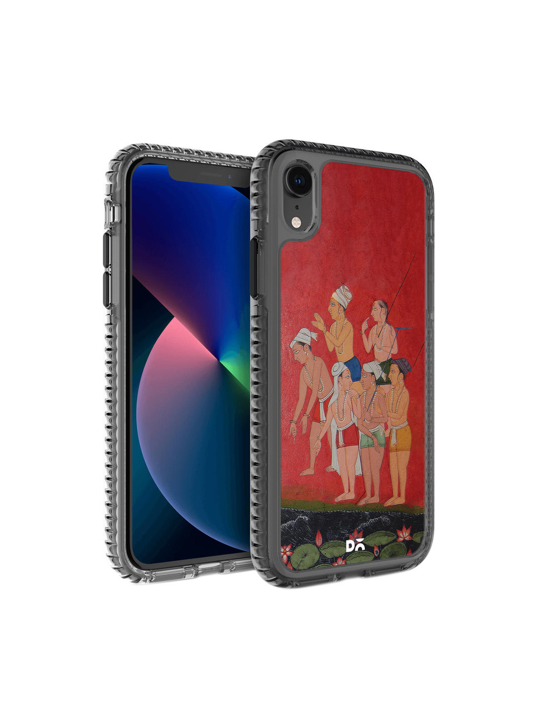 

DailyObjects Red & Beige Colored Riverside iPhone XR Back Case