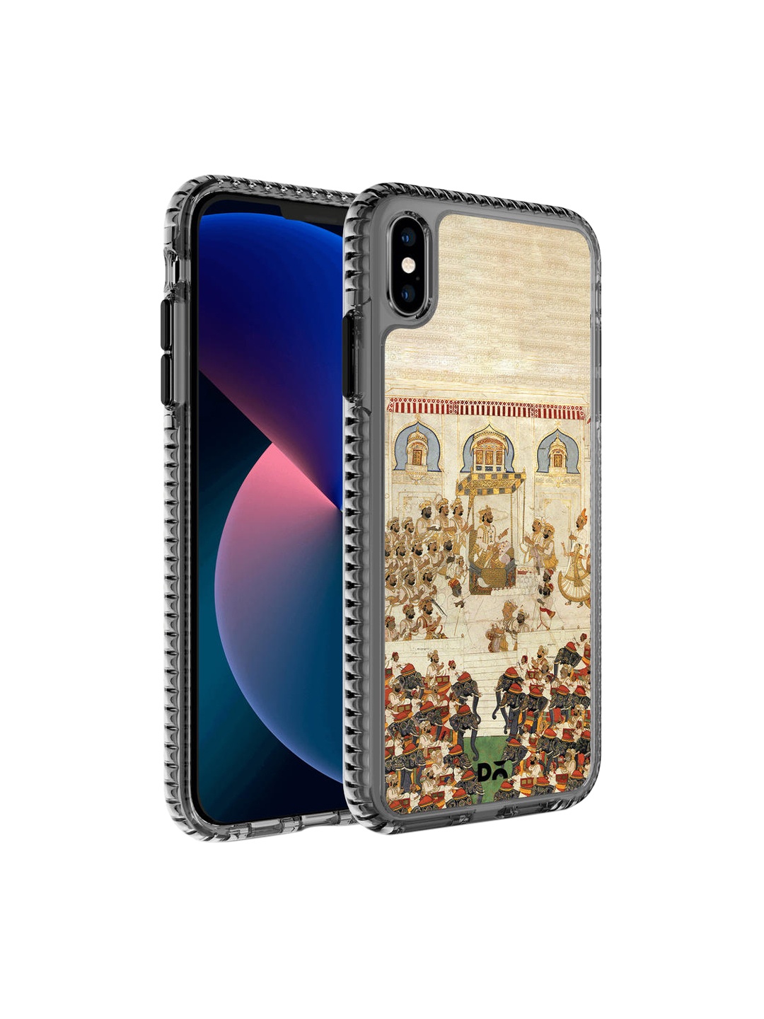 

DailyObjects Cream & Grey Royal Decree iPhone XS Back Case