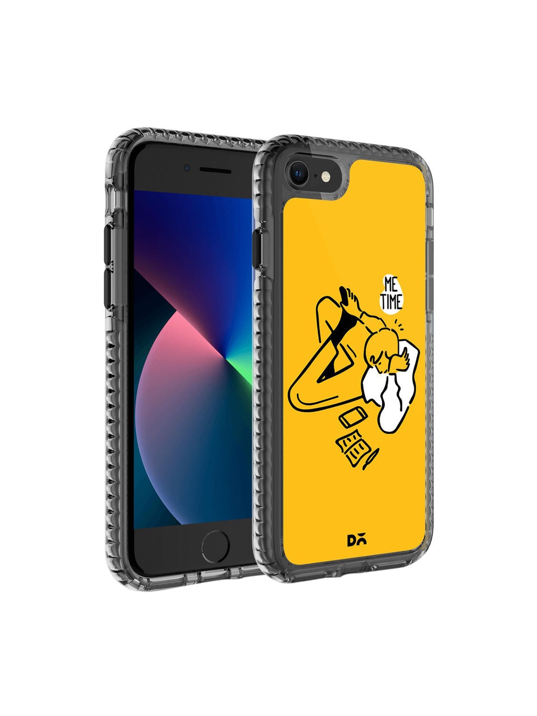 

DailyObjects Yellow Me Time Stride 2.0 Case Cover For iPhone SE 2020 Phone Back Case