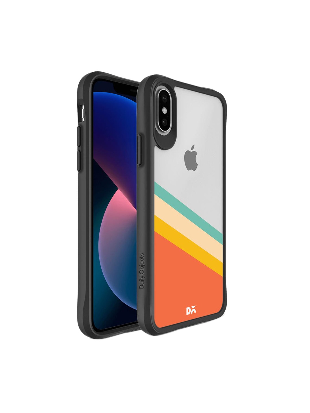 

DailyObjects Black & Red Tropical Angles iPhone X Back Case