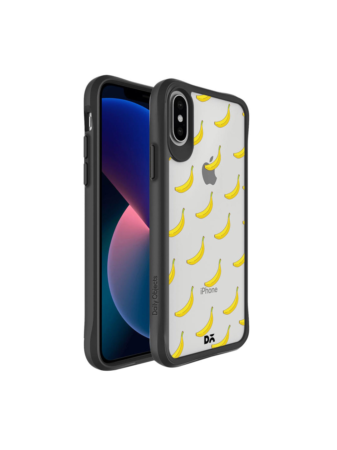 

DailyObjects Yellow-Coloured & Transparent Printed Banana Icon iPhone XS Max Back Case