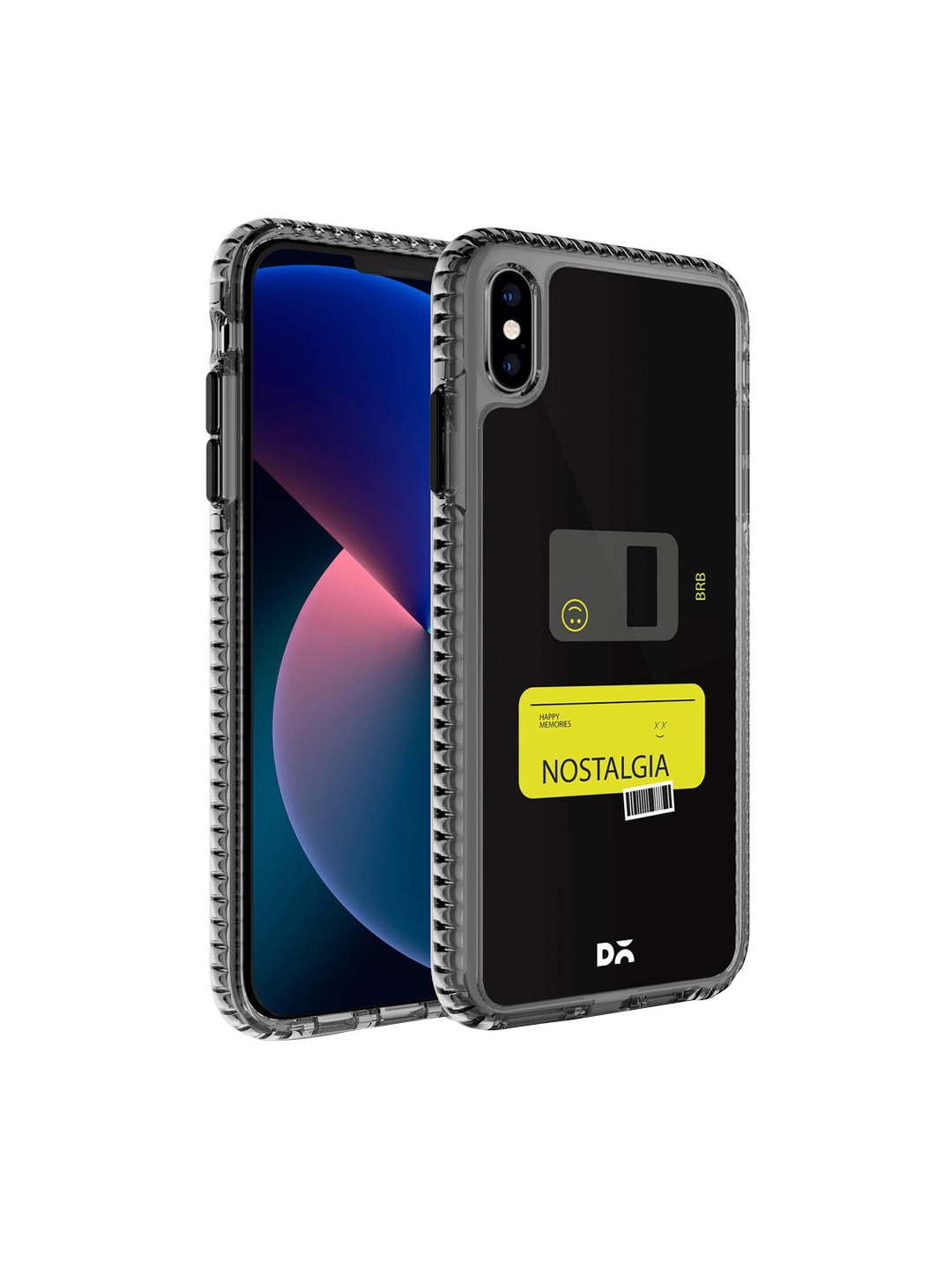 

DailyObjects Unisex Yellow & Black Printed iPhone XS Phone Case