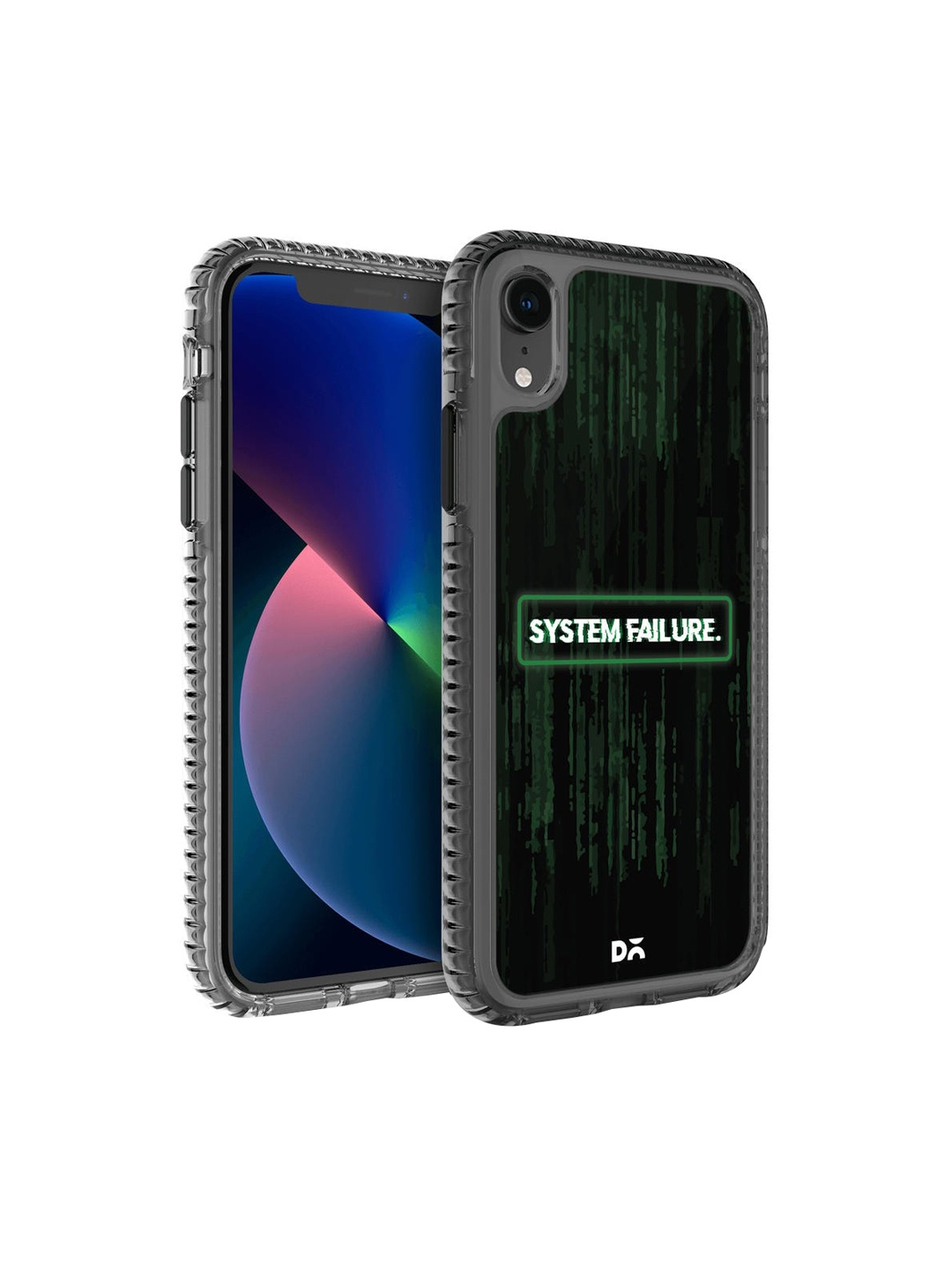 

DailyObjects Black System Failure Printed iPhone XR Back Case