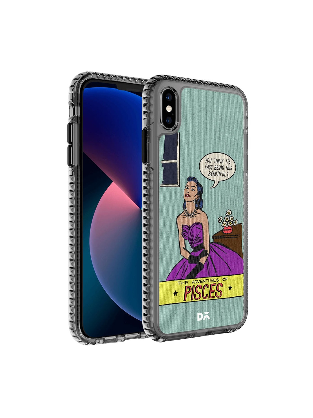 

DailyObjects Purple & Blue Pisces iPhone XS Max Back Case