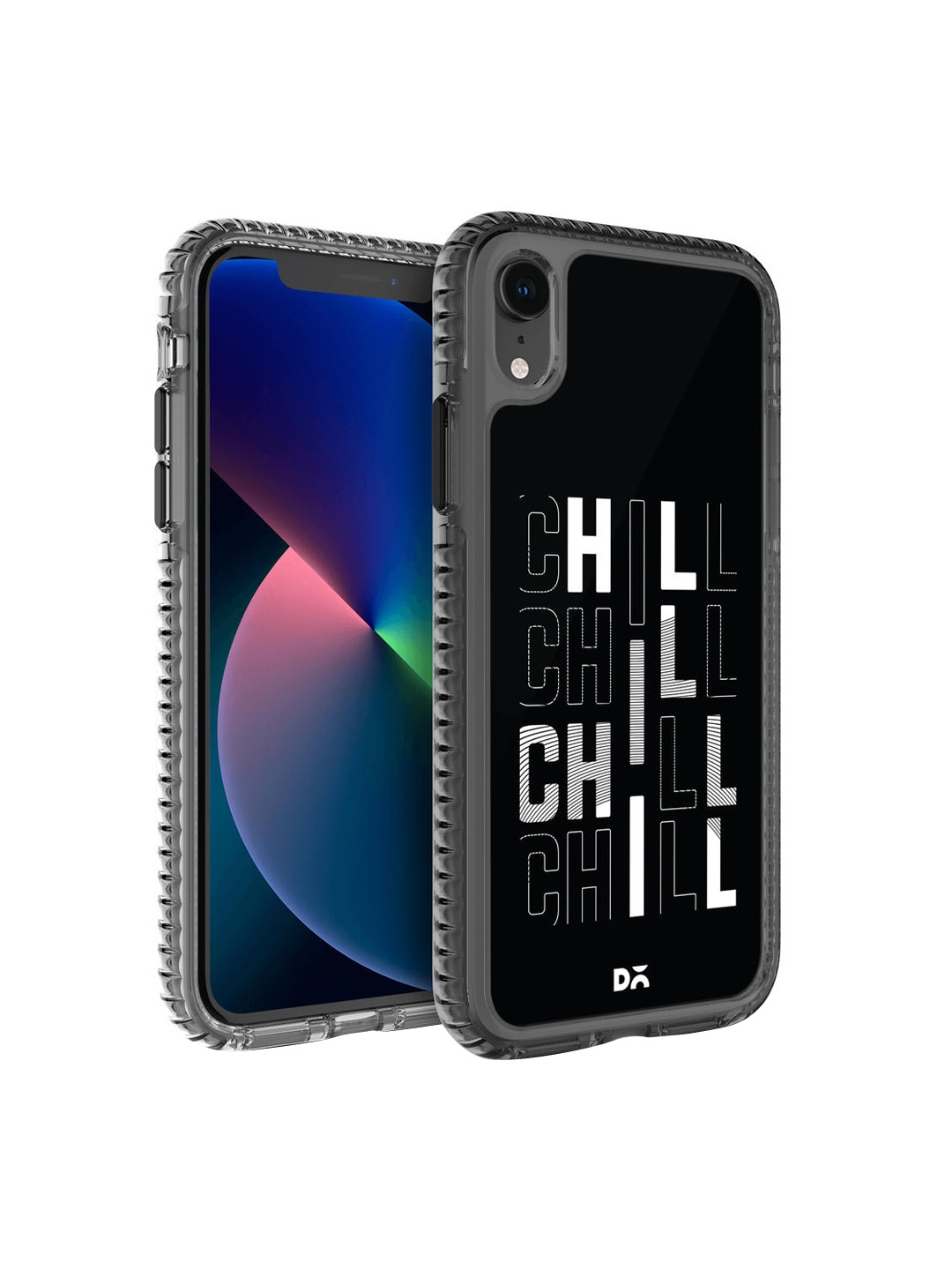 

DailyObjects Black & White Printed Lets Chill Stride 2.0 iPhone XR Phone Back Case