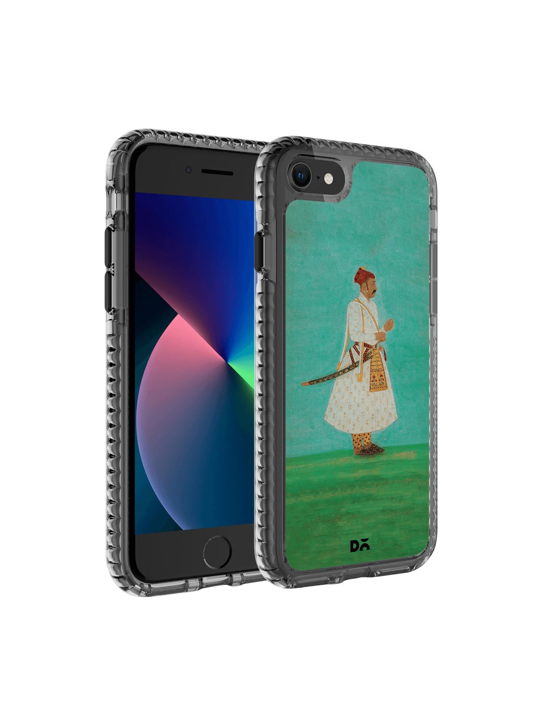 

DailyObjects Blue & Green Rajput Warrior iPhone 7 Back Case