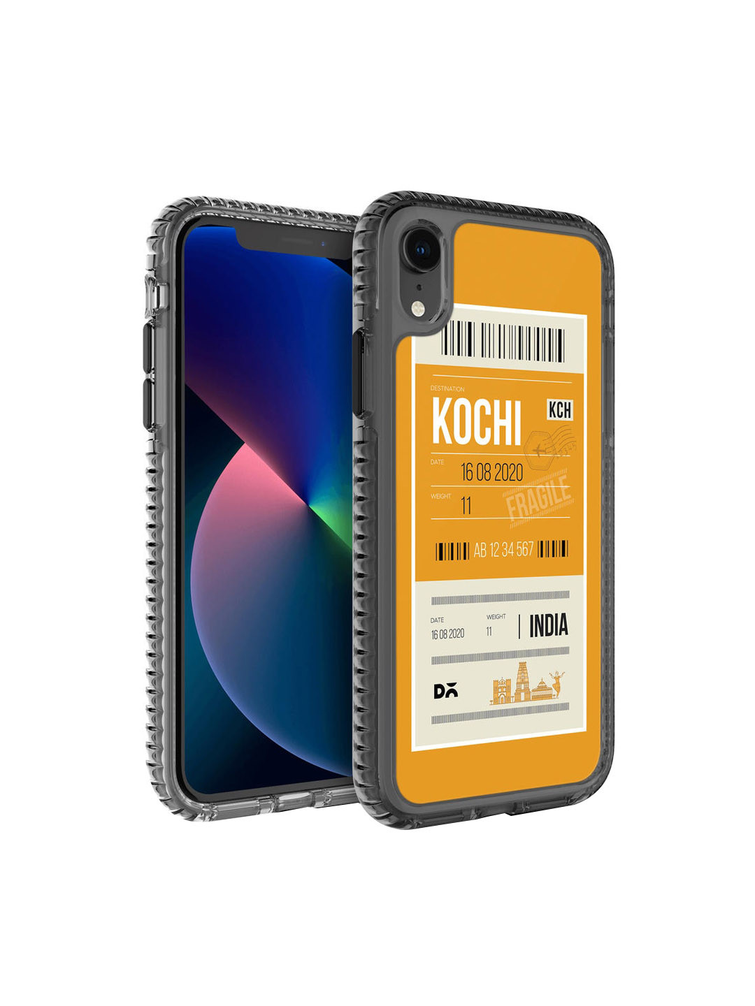 

DailyObjects Yellow & White Kochi City Tag Stride 2.0 iPhone XR Back Case