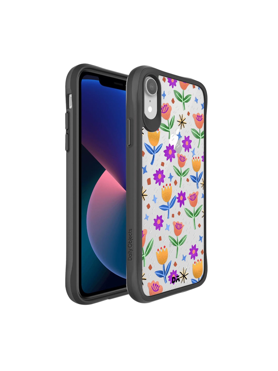 

DailyObjects Multi-Coloured Printed Shining Tulips iPhone XR Phone Case