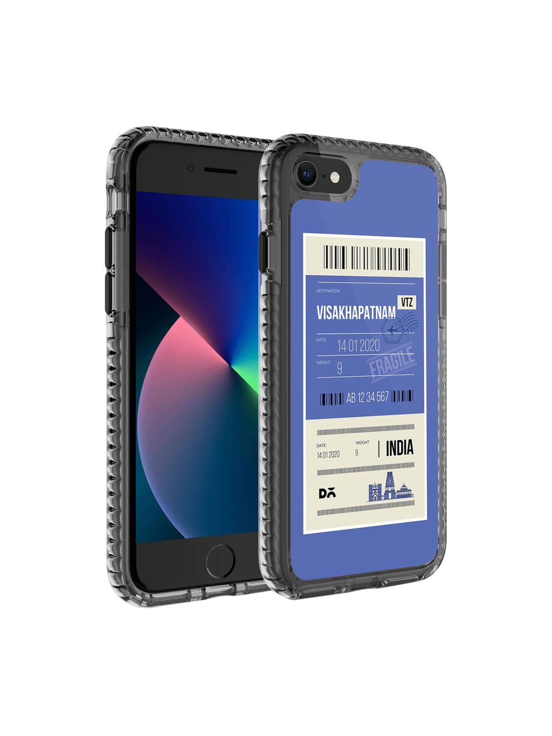 

DailyObjects Blue & White Visakhapatnam City Tag iPhone 7 Back Case