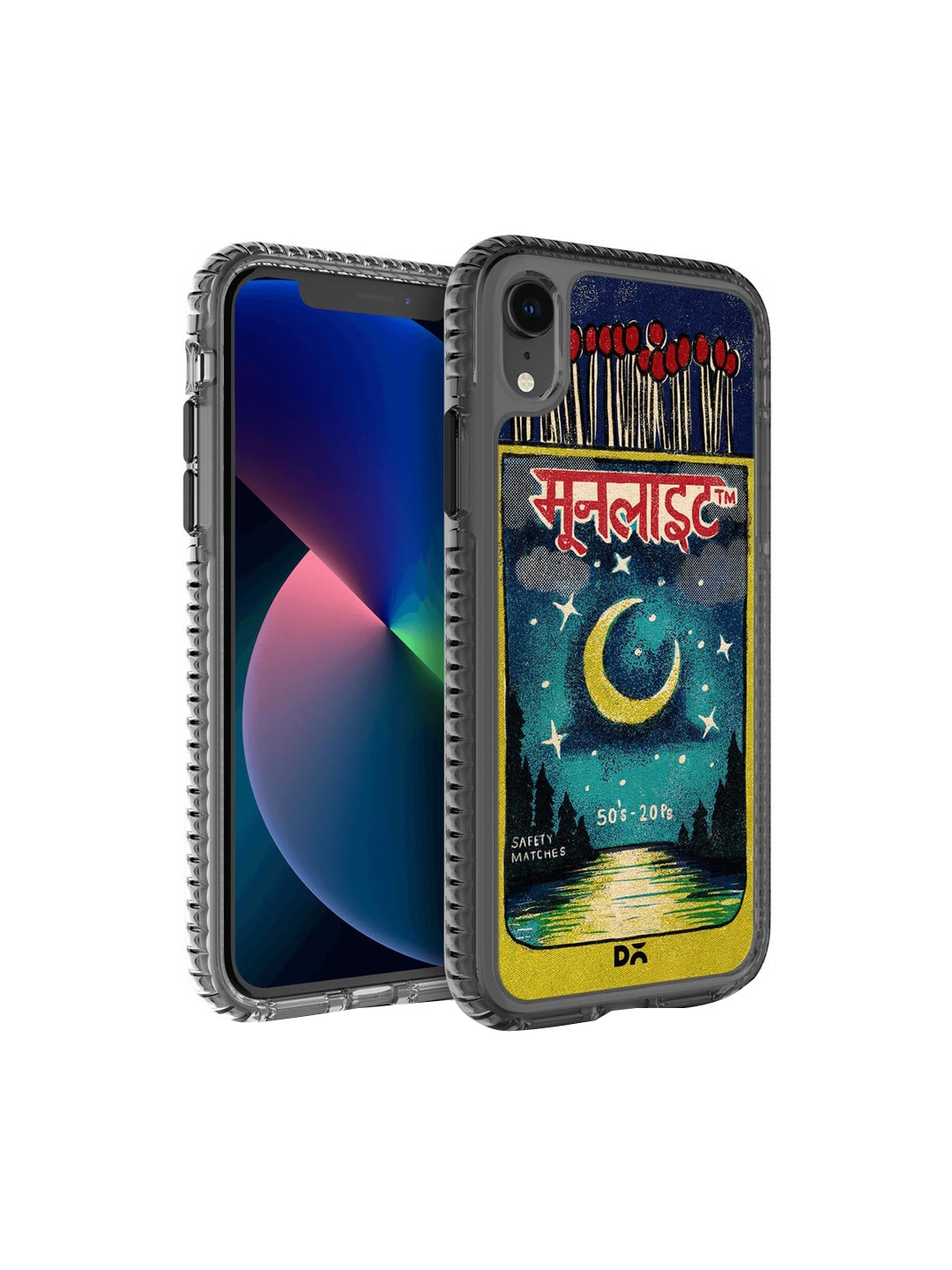 

DailyObjects Teal Green & Yellow Moonlight Matchbox iPhone XR Back Case