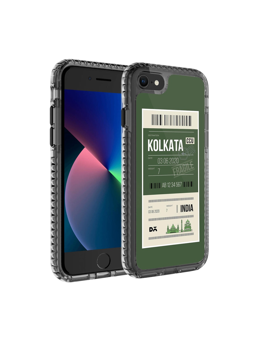 

DailyObjects Green Kolkata City Tag Stride 2.0 iPhone 7 Back Case