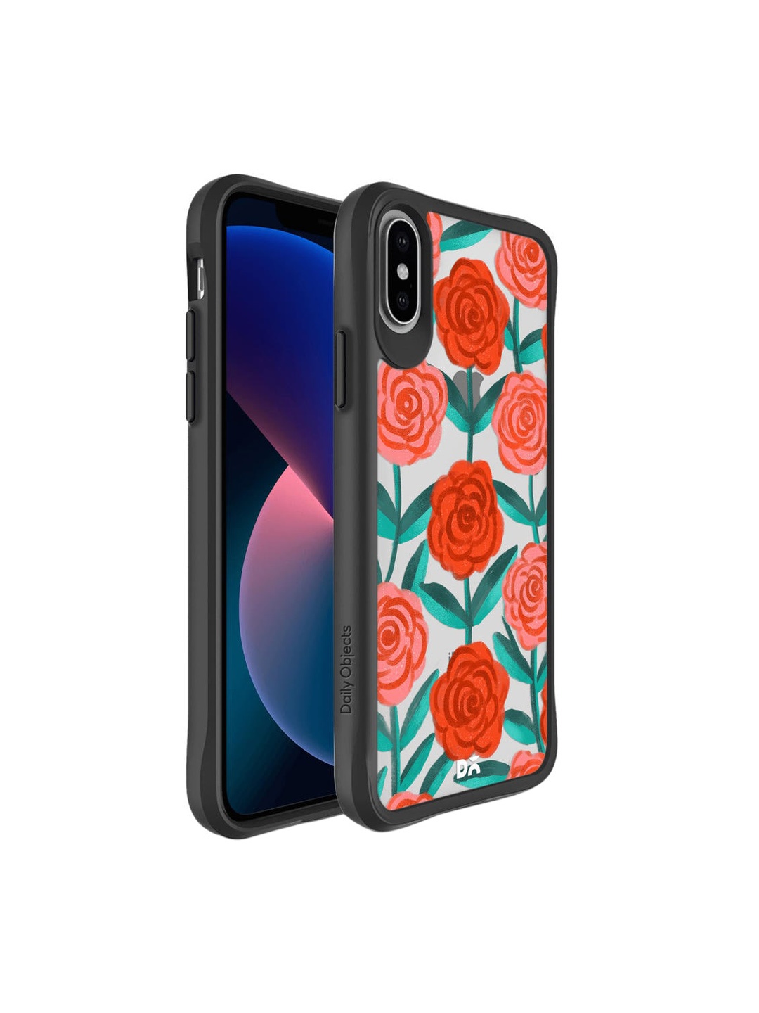 

DailyObjects Black & White Rosey Retreat Black Hybrid iPhone XS Max Back Case