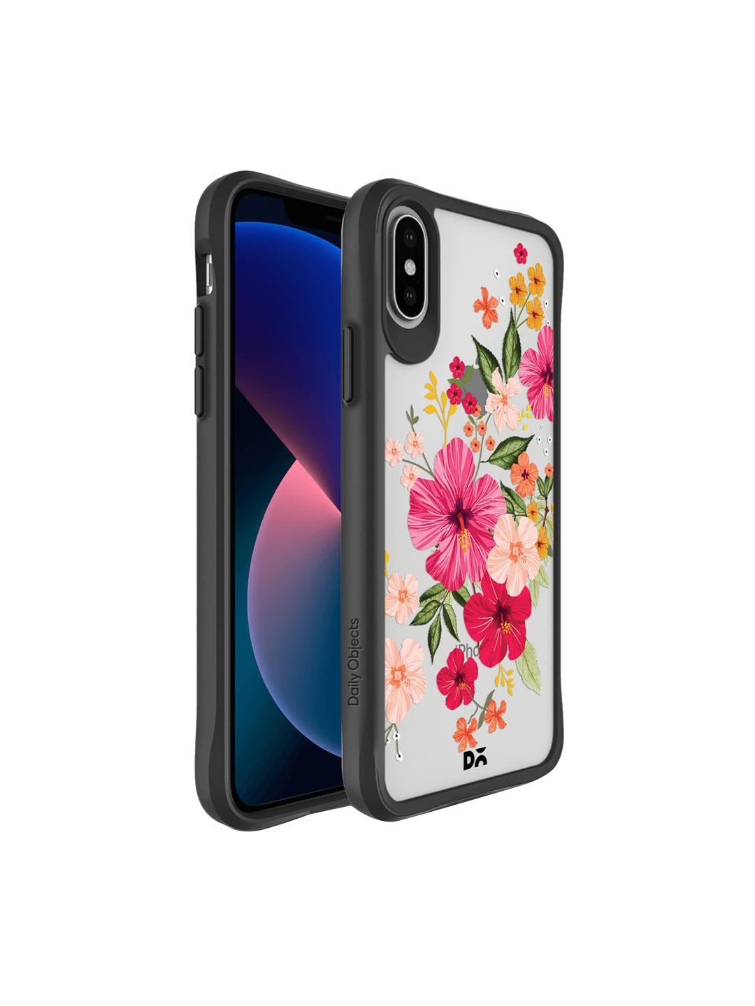 

DailyObjects White & Pink Hibiscus iPhone XS Back Case
