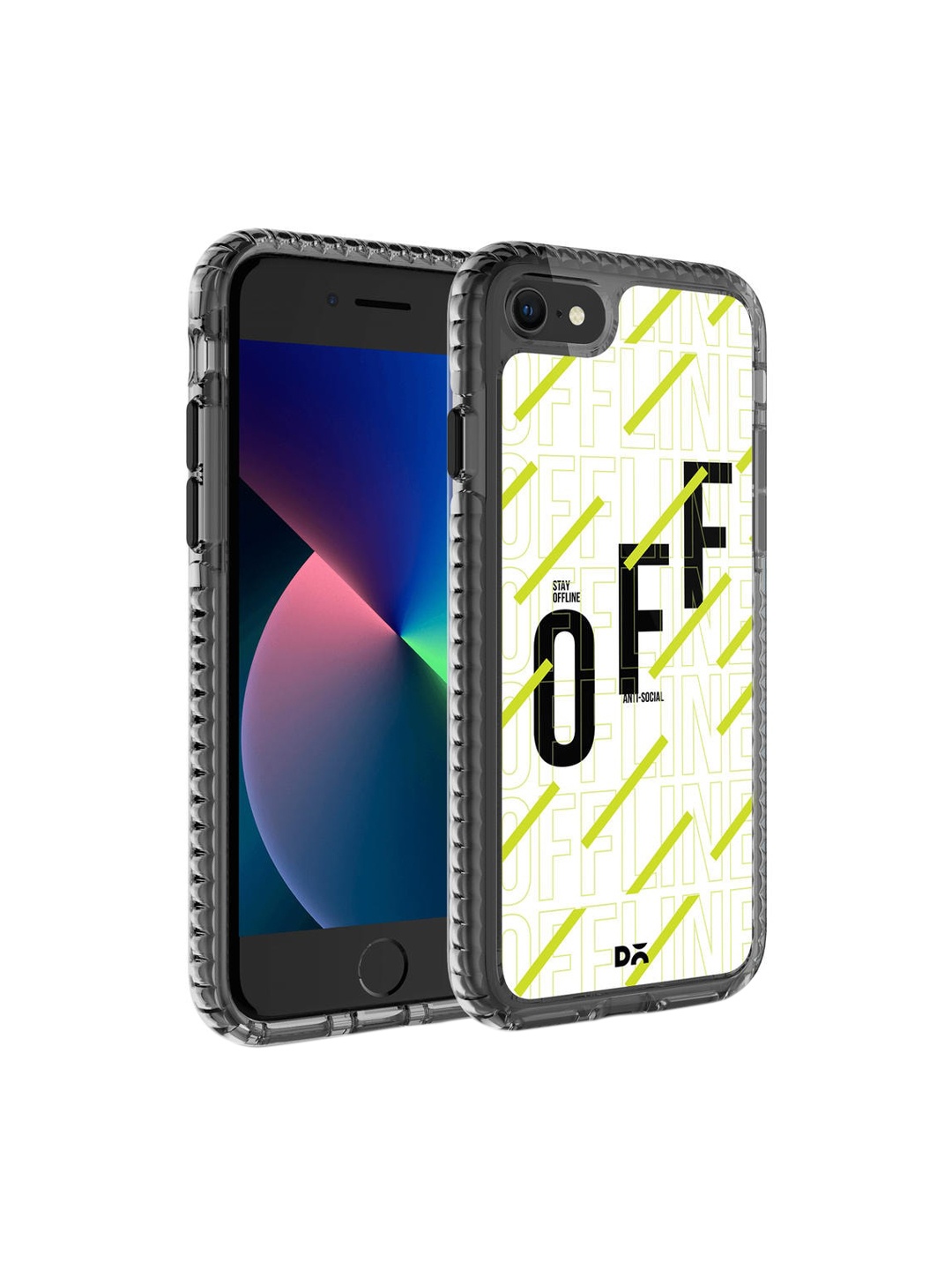 

Daily Objects Off White Stay Offline Stride 2.0 Case Cover For iPhone SE 2020