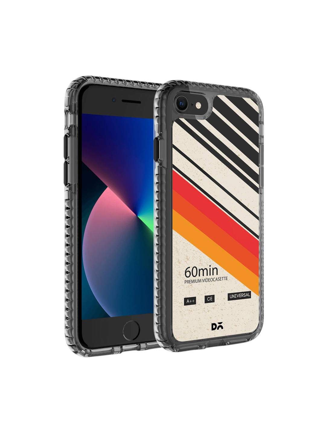 

DailyObjects White & Black Mini Camcorder iPhone 8 Back Case
