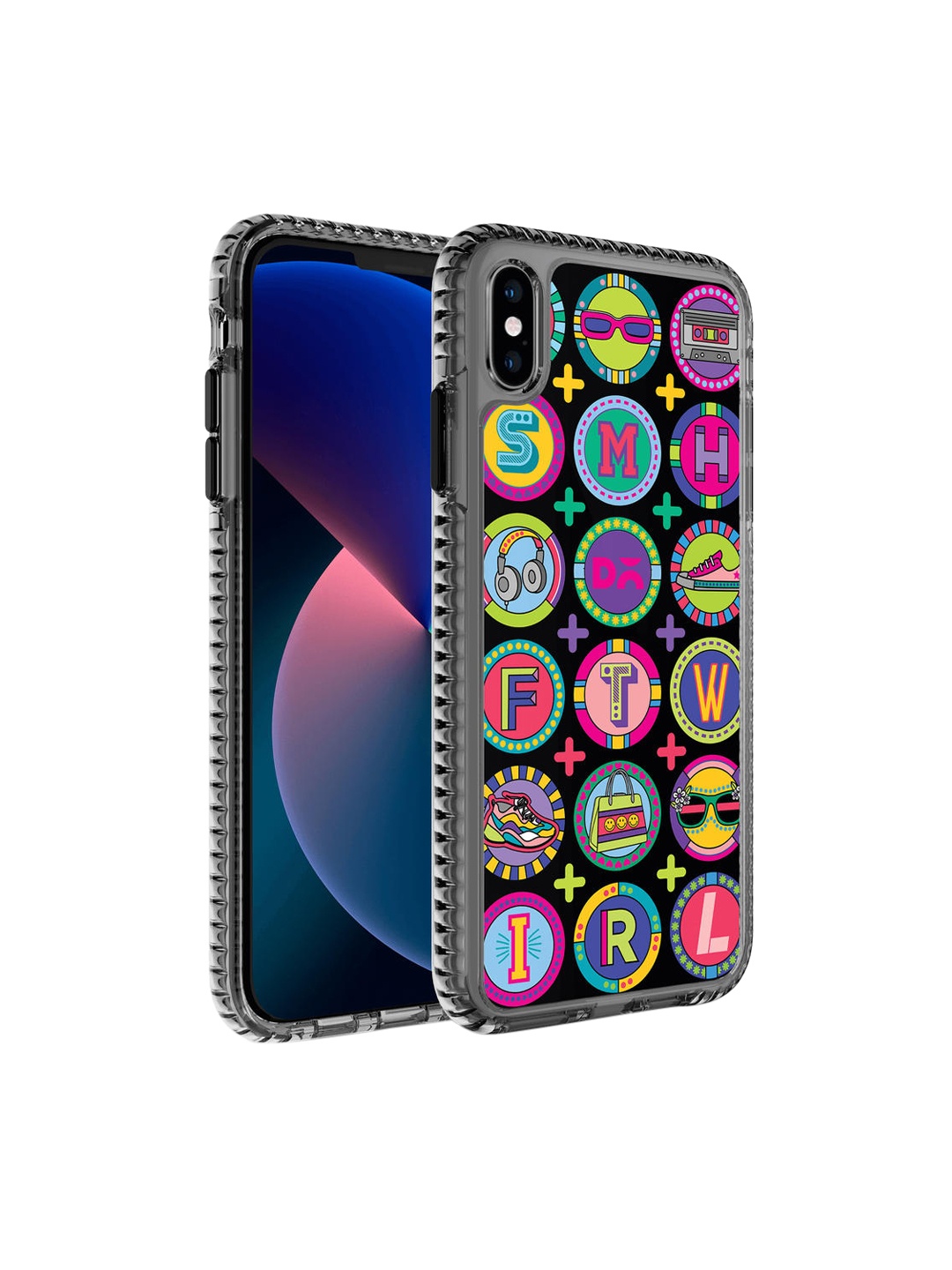 

DailyObjects Black & Pink Millennial Lingo Stride 2.0 iPhone XS Back Case