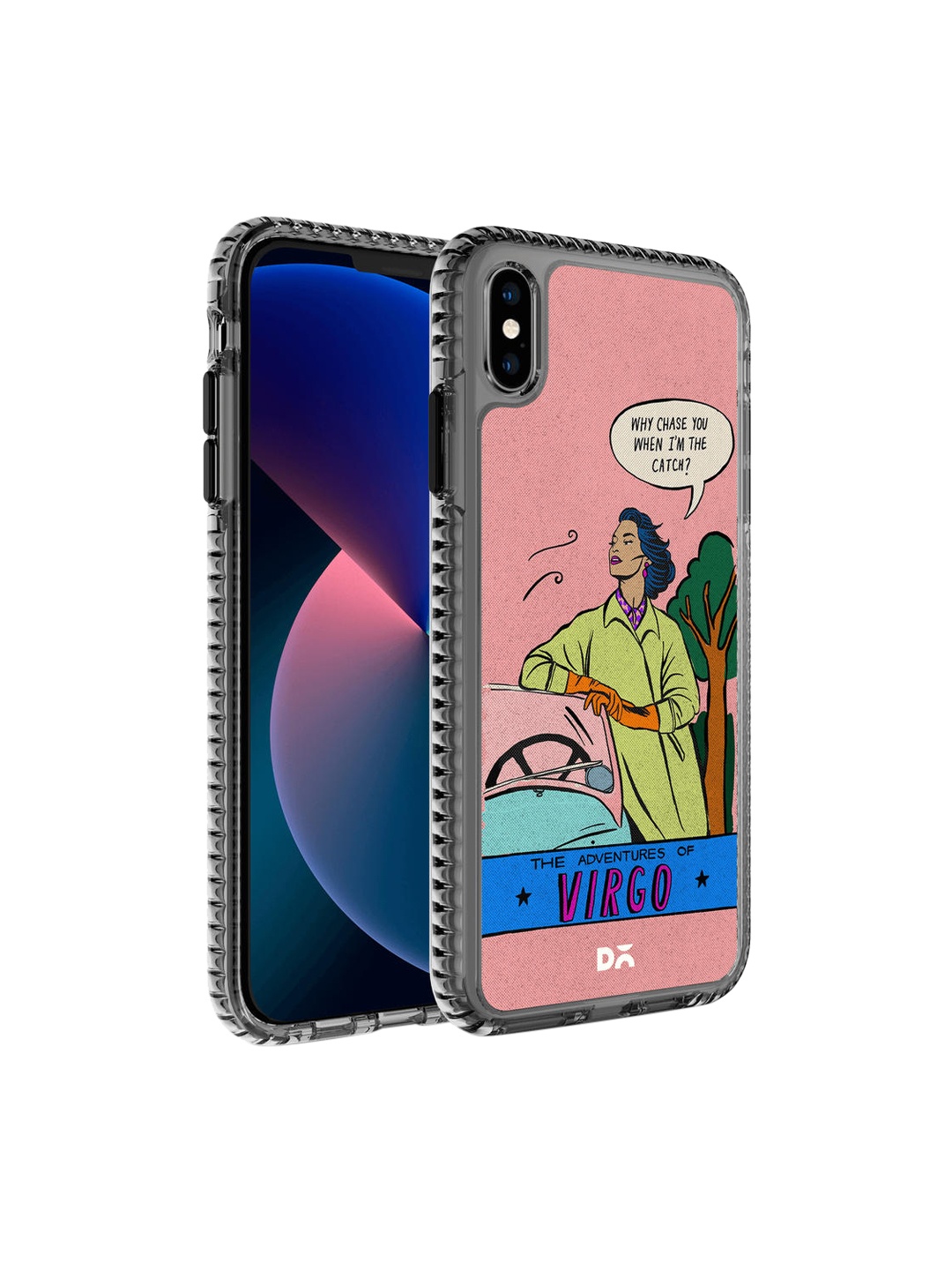 

DailyObjects Pink & Green Virgo iPhoneXS Max Back Case