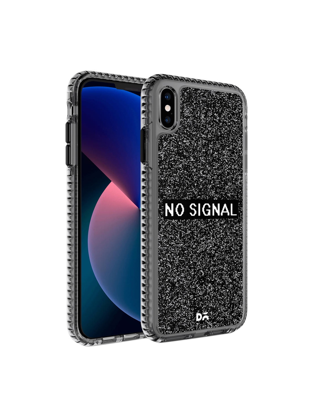 

DailyObjects Grey & Black No Signal iPhone X Mobile Case