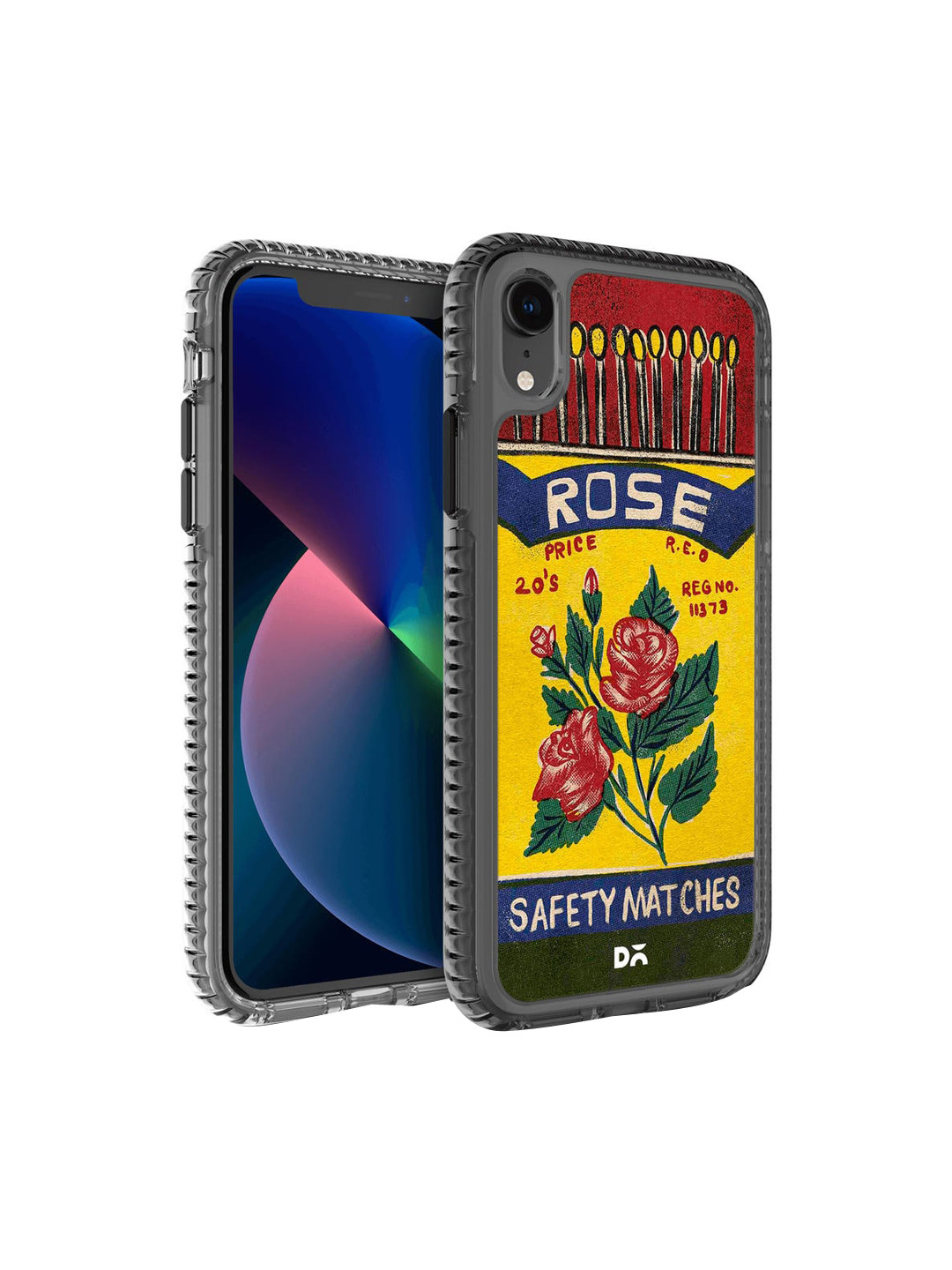 

DailyObjects Yellow & Maroon Rose Matchbox Stride 2.0 iPhone XR Back Case
