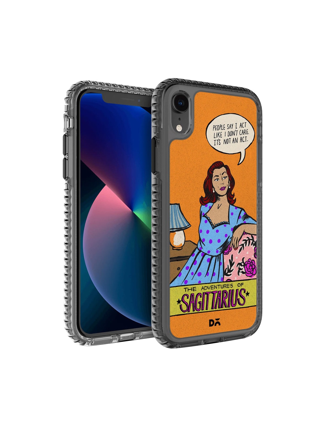 

DailyObjects Orange & Blue Sagittarius Stride 2.0 iPhone XR Back Case