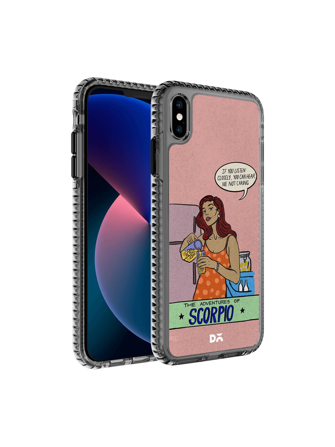 

DailyObjects Peach-Coloured & Red Scorpio iPhone XS Max Back Case