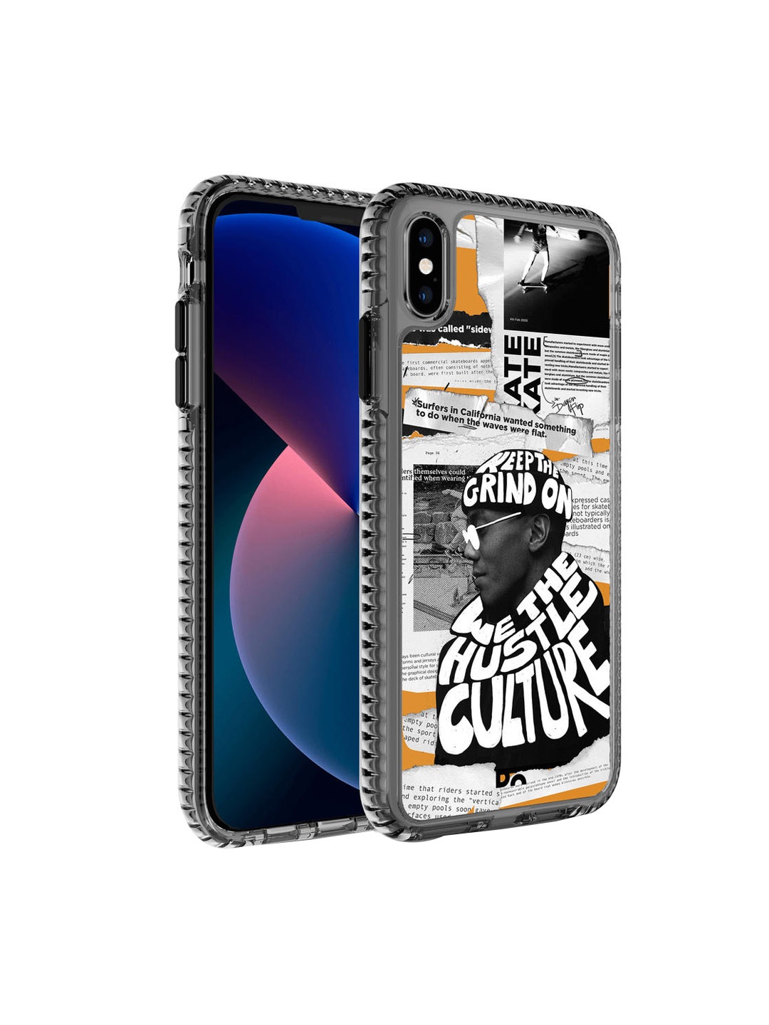 

DailyObjects White & Black We The Hustle Cultre iPhone XS Back Case