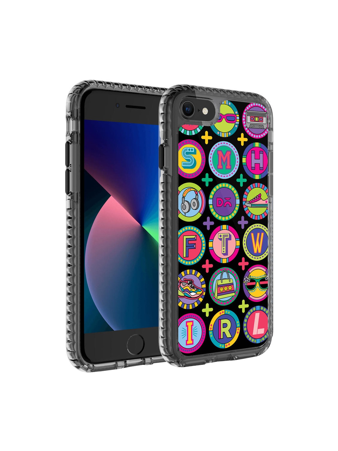 

DailyObjects Black & Green Millennial Lingo iPhone 8 Back Case