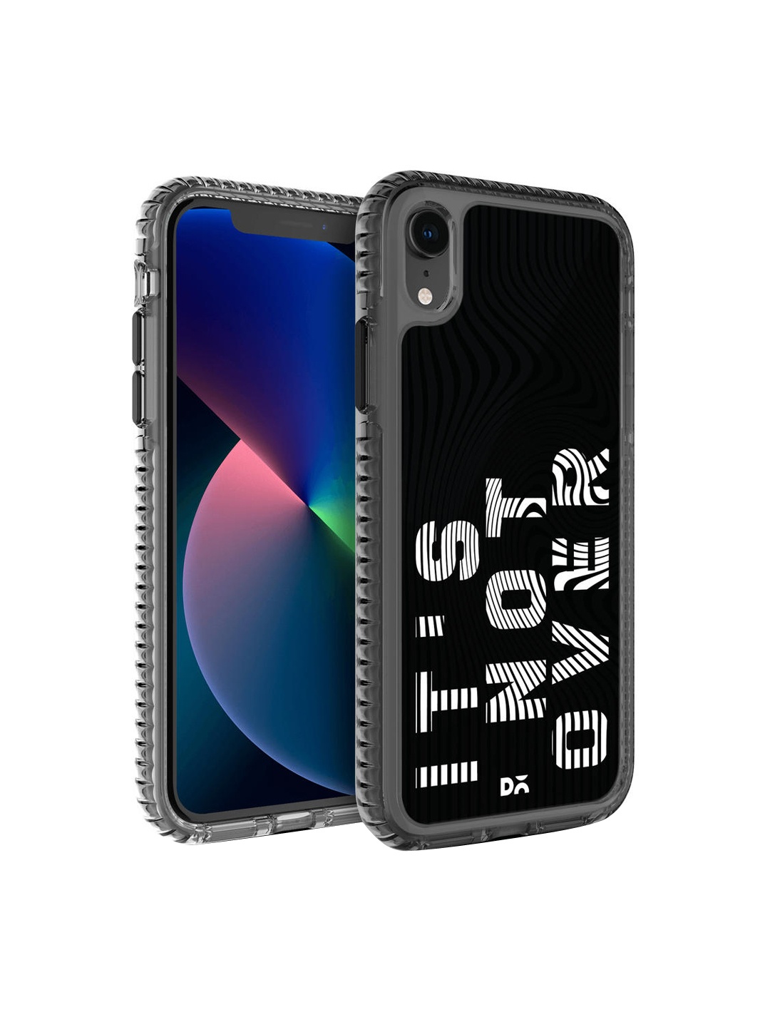 

DailyObjects Black & White Printed iPhone XR Back Case