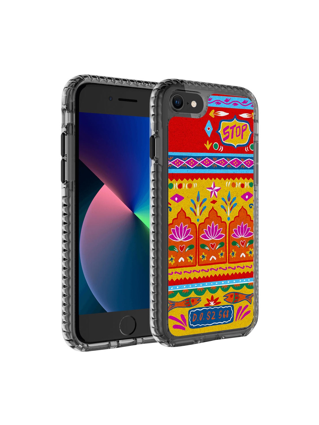 

DailyObjects Red & Pink Rangeen Artist Truckback iPhone 7 Back Case