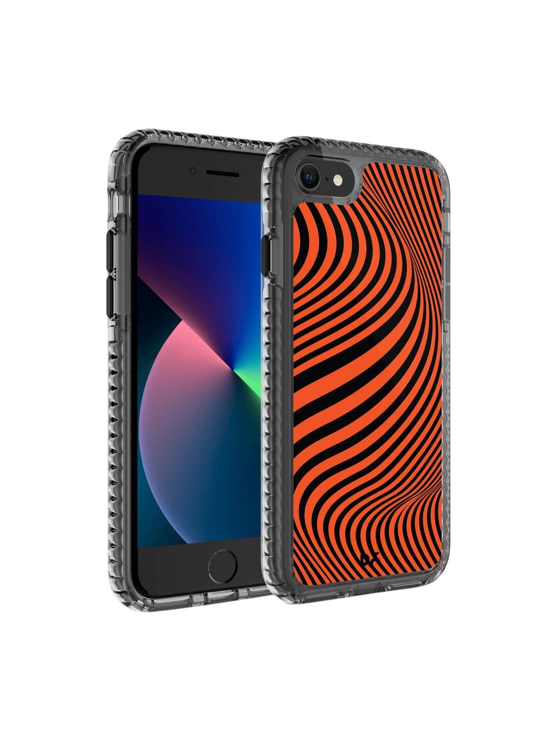 

DailyObjects Orange-Colored Tangerine Waves Stride 2.0 iPhone SE 2020 Back Case